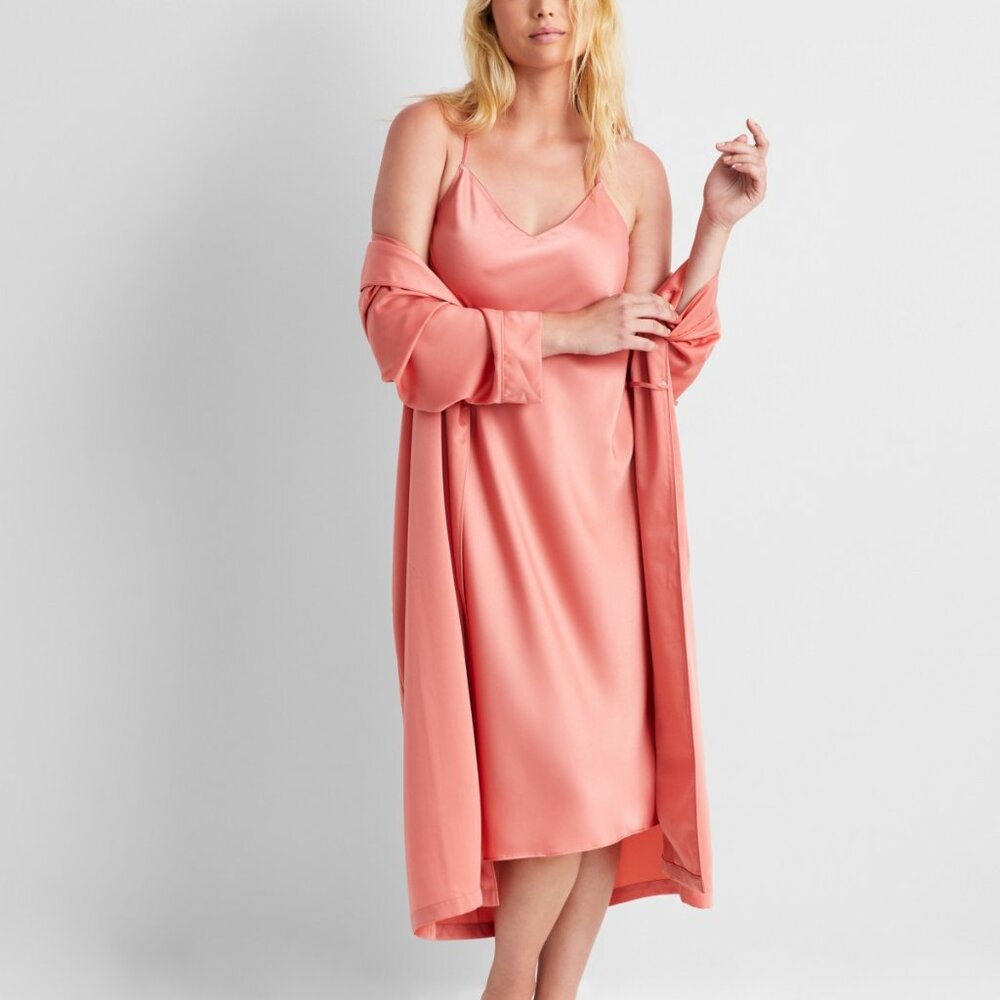 #17. State of Day Women's Sleeveless Crepe De Chine Nightgown